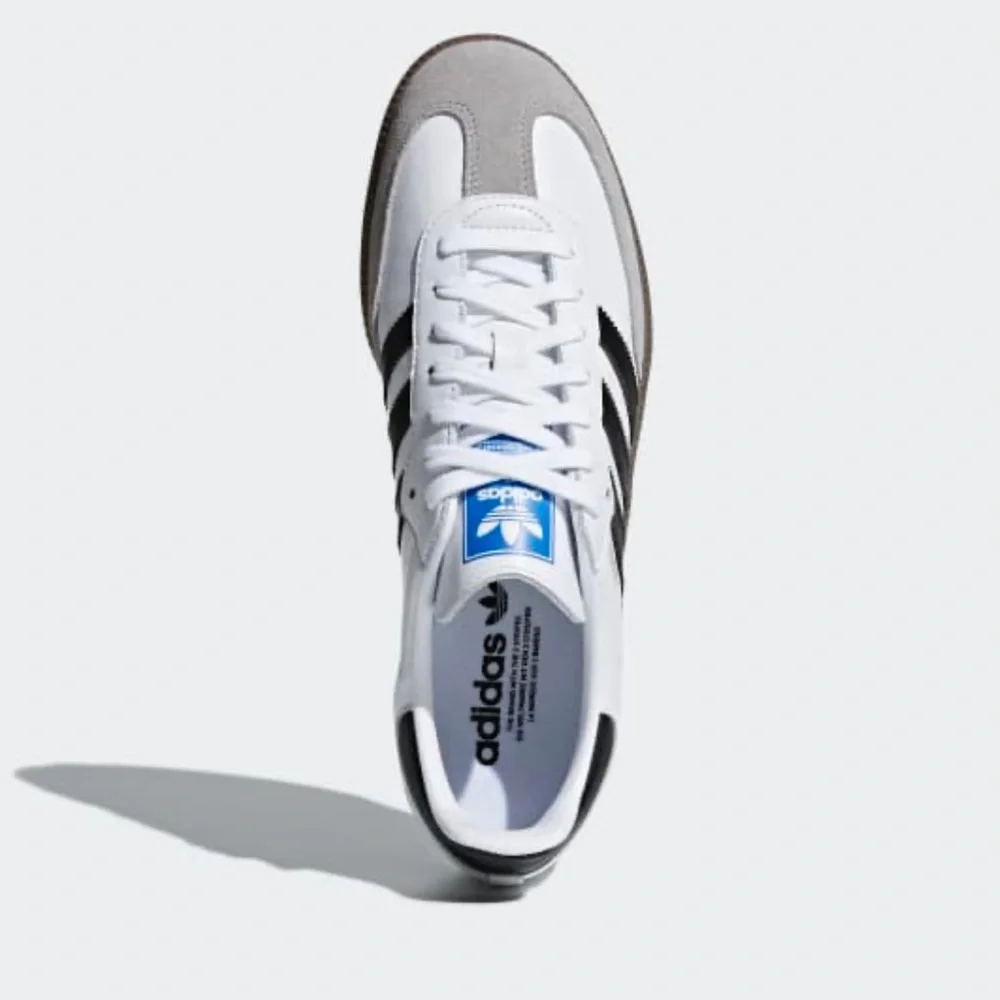 NWT Adidas Samba OG Sneakers White Size Men 6.5/Women 7.5 - Picture 4 of 16